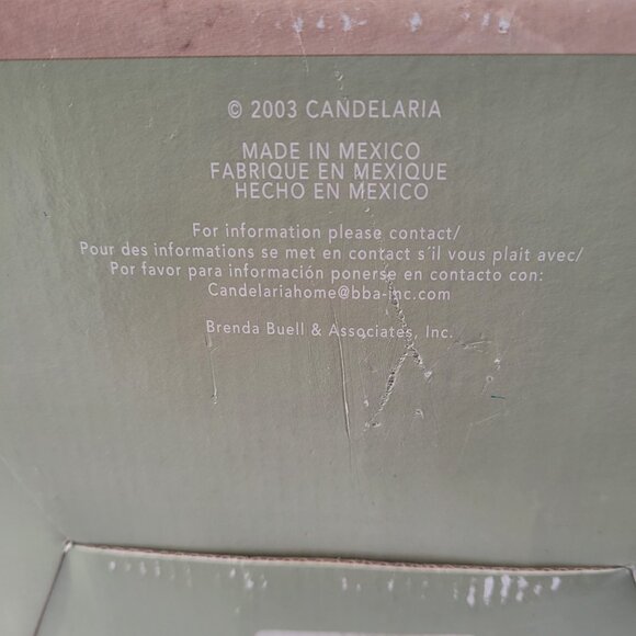 Candelaria Bud Vase with Pillar Plate 4 Glass Vases Wrought Iron Centerpiece - Picture 5 of 10